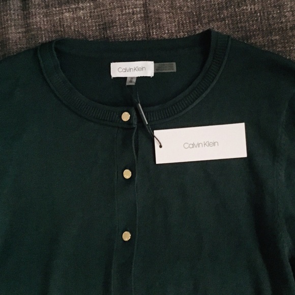 Calvin Klein Button Cardigan $18 W/Dress Purchase - Picture 4 of 7
